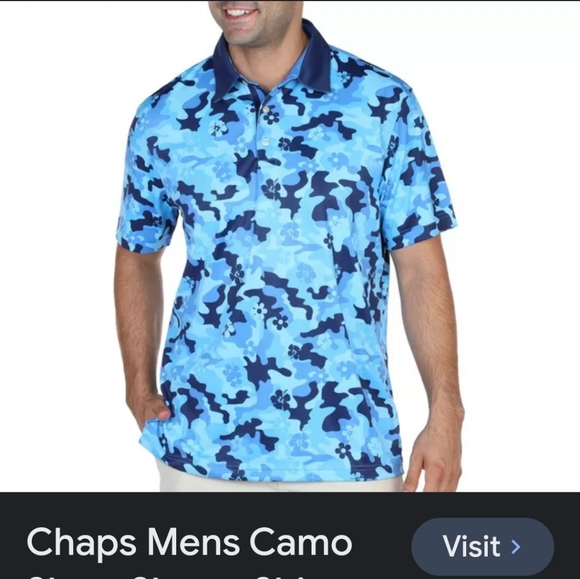 chaps Mens Como Shorts Sleeve - Picture 2 of 10
